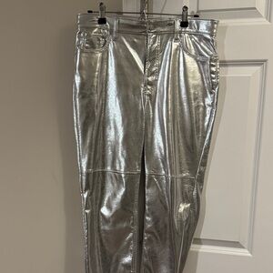 GAP Silver Straight Leg Pants